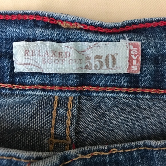 Levi’s 550 relaxed fit boot cut Jeans 10 m 30x28.5 - Picture 4 of 10